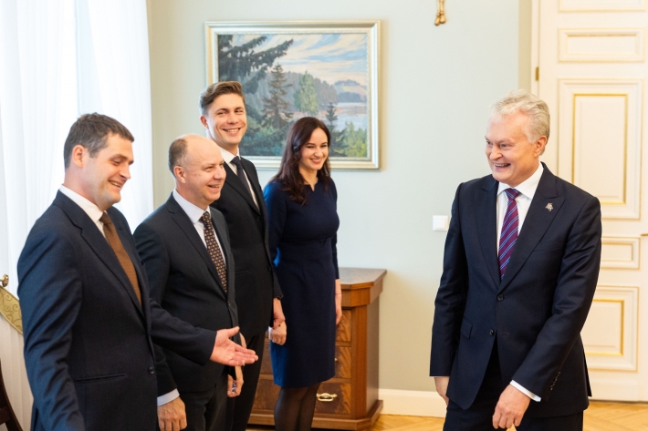 Prezidentas susitiko su Inga Ruginiene ir valdančiosios koalicijos partijų vadovais