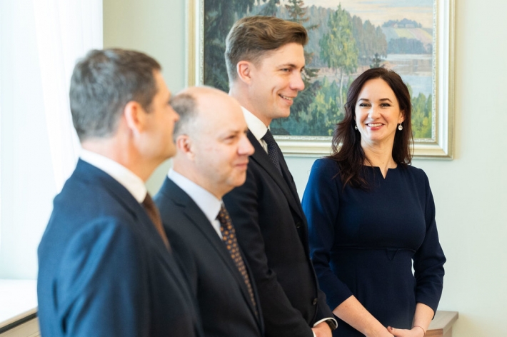 Prezidentas susitiko su Inga Ruginiene ir valdančiosios koalicijos partijų vadovais