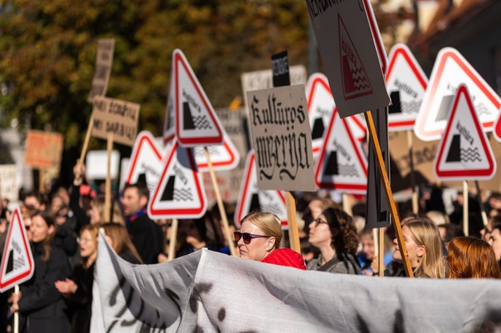 Kultūros bendruomenės protestas prieš kandidatą į kultūros ministrus