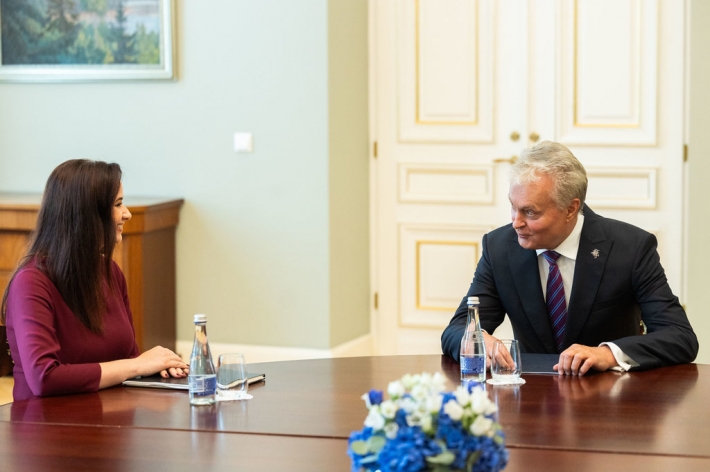 Inga Ruginienė ir Gitanas Nausėda