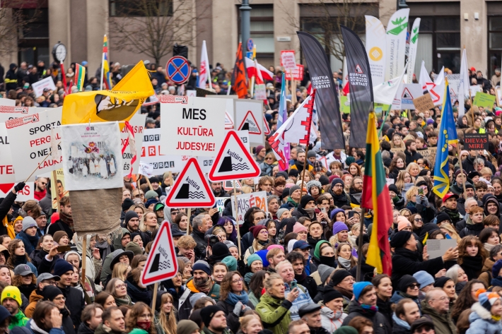 Kultūros bendruomenės finalinis mitingas
