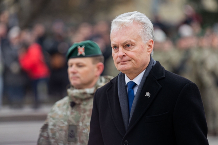 Lietuvos kariuomenės dienos minėjimas Katedros aikštėje