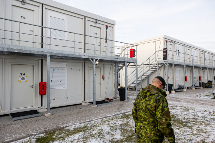 Kanadienčių karių bazė Camp Labrie Latvijoje