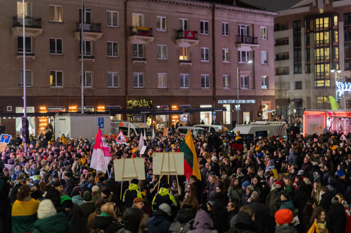 Trečiadienio protestas „Šalin rankas nuo laisvo žodžio!“