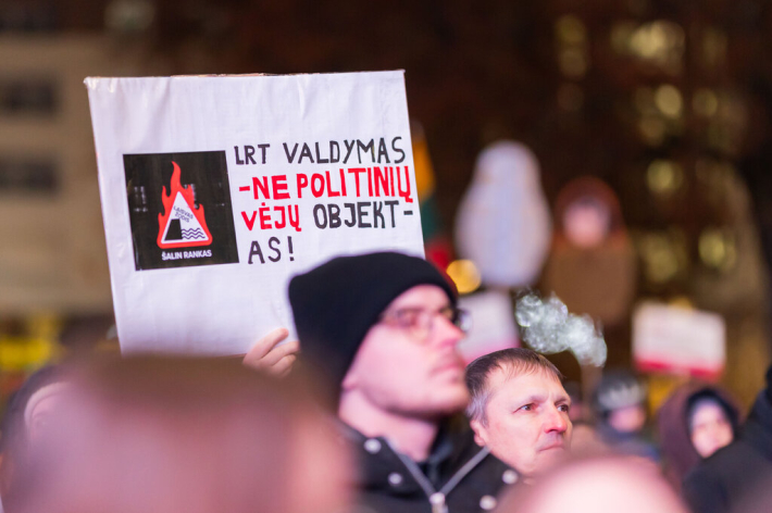 Antrasis protestas „Šalin rankas nuo laisvo žodžio!“