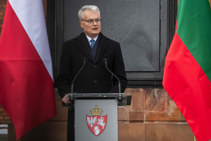 Gitanas Nausėda Varšuvoje