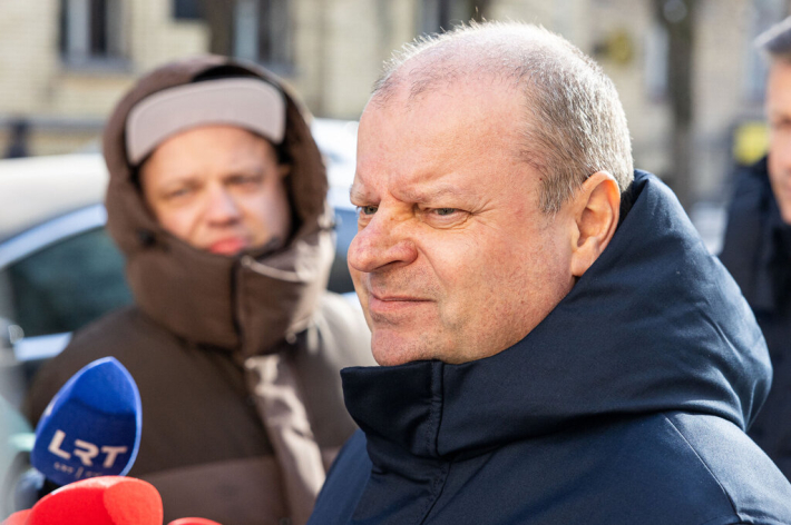 Saulius Skvernelis atvyko į STT