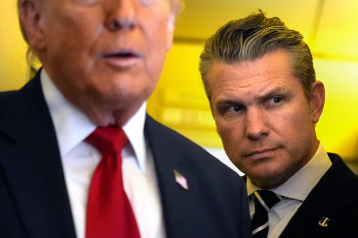 Pete'as Hegsethas, Donaldas Trumpas
