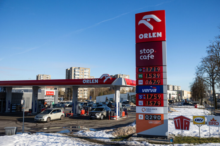 Degalų kainos Vilniuje