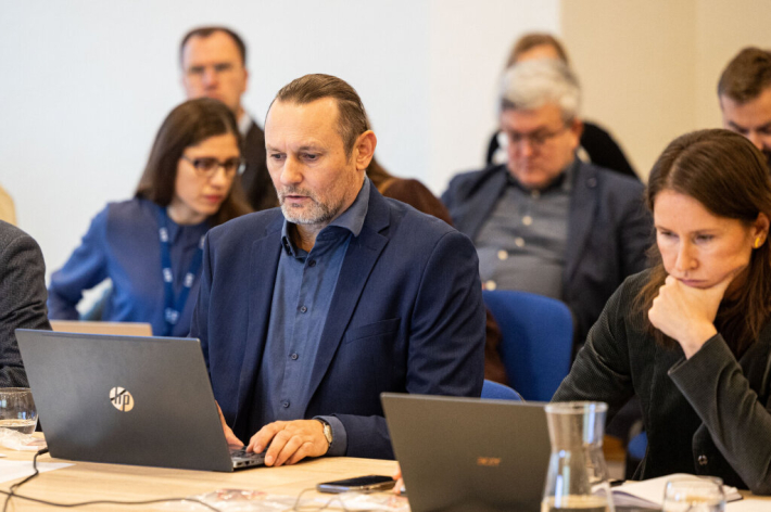 LRT tarybos pirmininkas Mindaugas Jurkynas