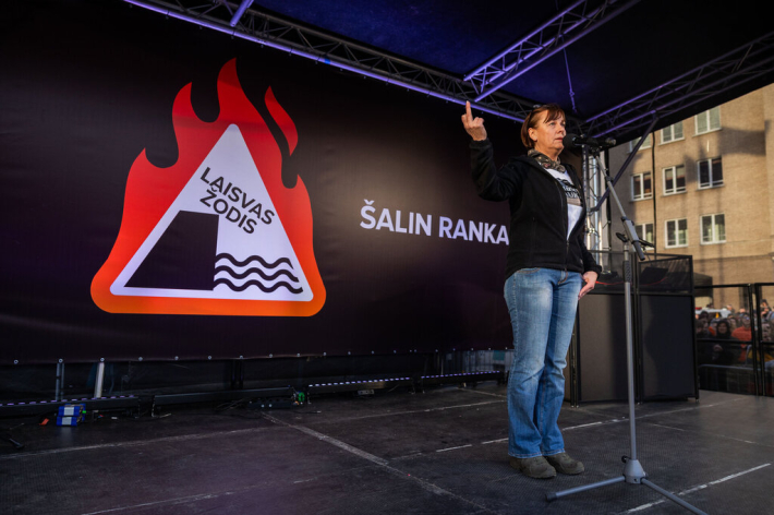 Protestas ,,Šalin rankas nuo laisvo žodžio“