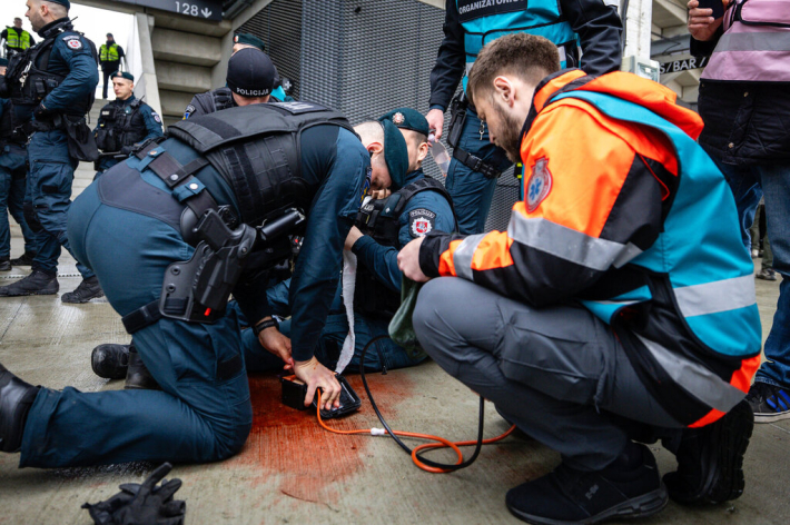 Policijos pareigūnų ir kitų tarnybų pratybos Dariaus ir Girėno stadione