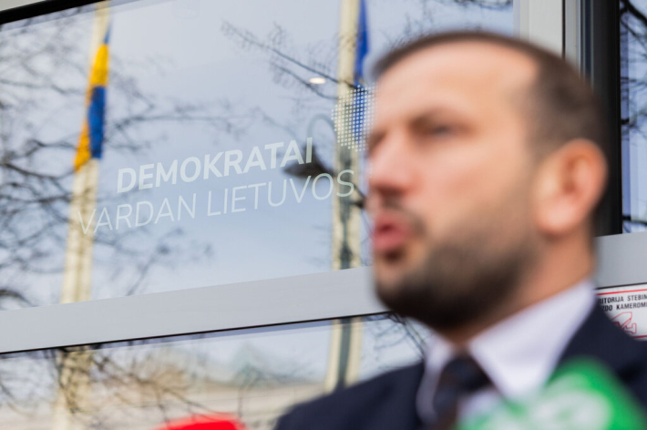 Demokratų sąjungai „Vardan Lietuvos“ laikinai vadovauja Virginijus Sinkevičius