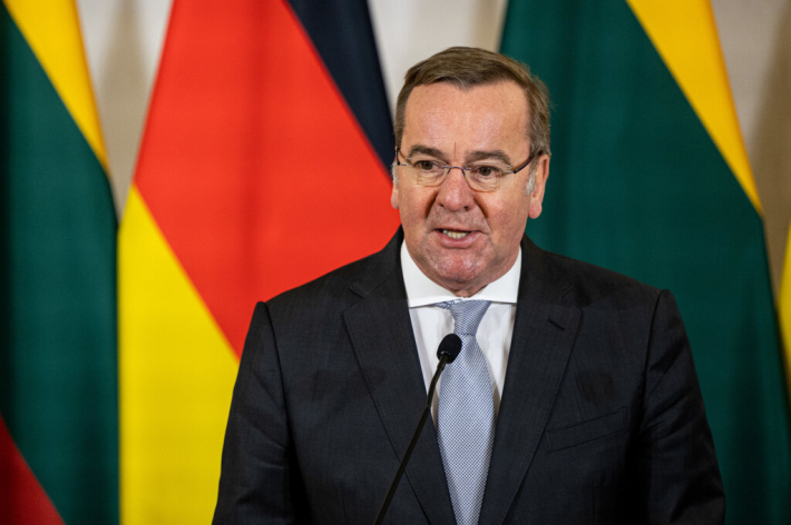 Vokietijos gynybos ministras Borisas Pistorius