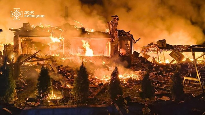 Rusijos smūgių Kyjive padariniai