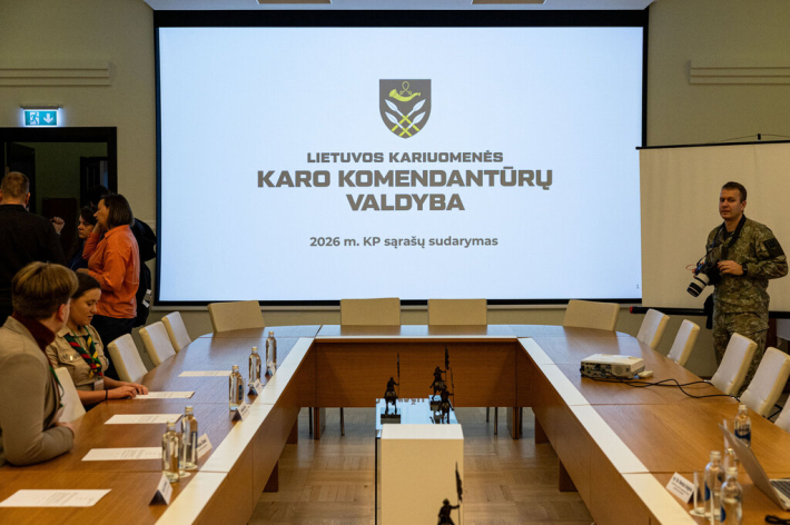 2026 metų karo prievolininkų sąrašo sudarymas