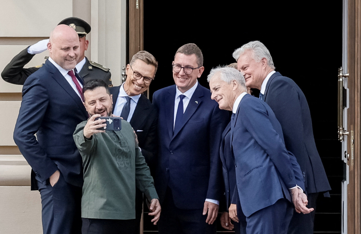 Šiaurės ir Baltijos šalių (NB8) lyderių susitikimas su Ukrainos prezidentu Volodymyru Zelenskiu