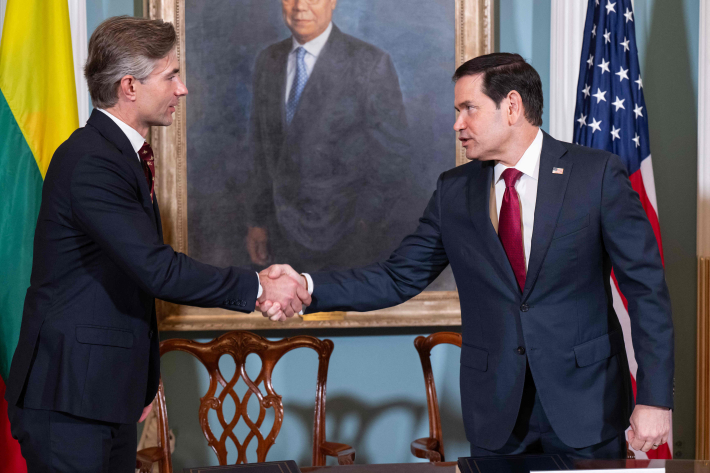 K. Budrio ir M. Rubio susitikimas