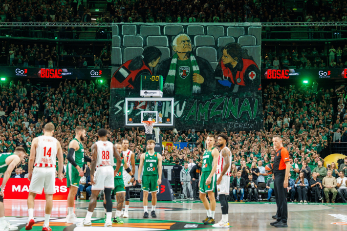 Eurolygos rungtynės: Kauno „Žalgiris“ – Pirėjo „Olympiakos“.