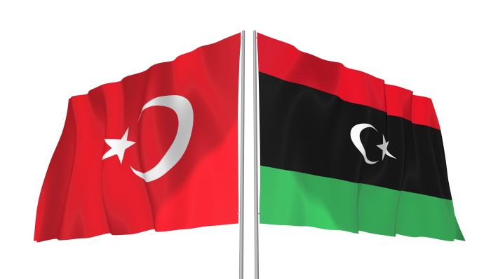 Turkijos, Libijos vėliavos